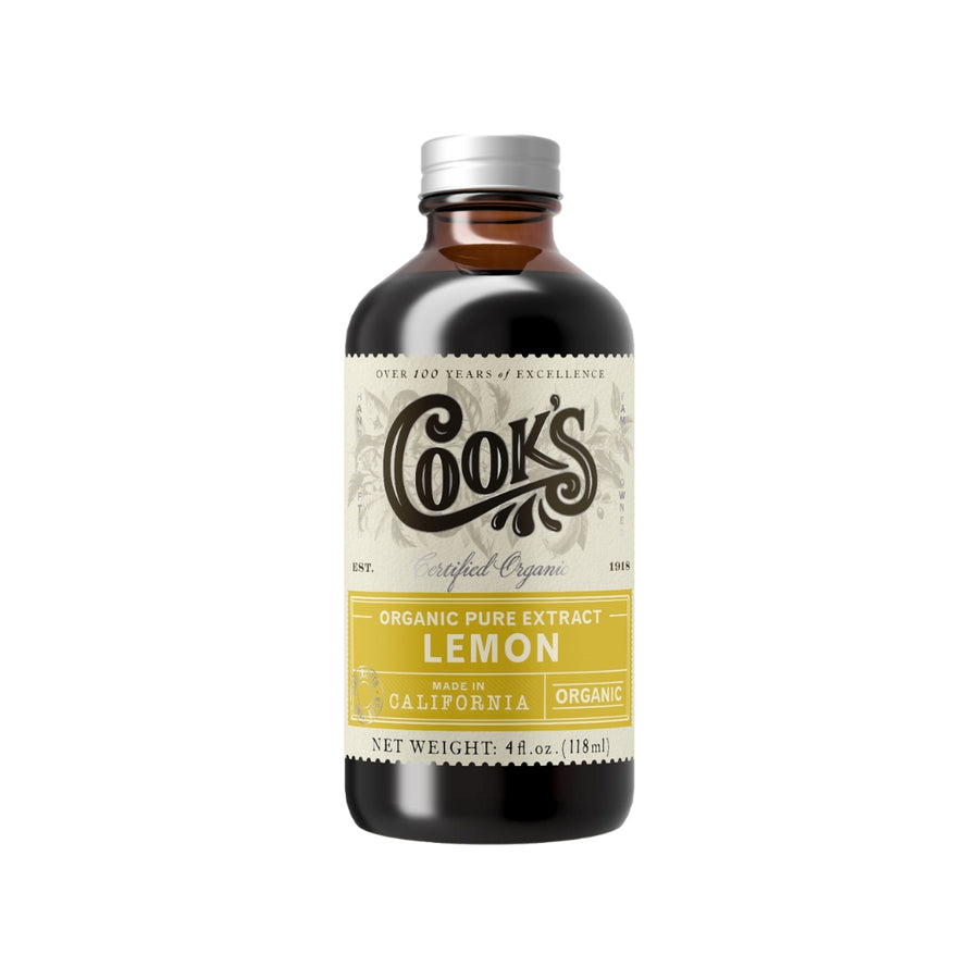 Organic Pure Lemon Extract | Cook's Flavoring Company | Vanilla Beans & Extracts @ Spice Craze®