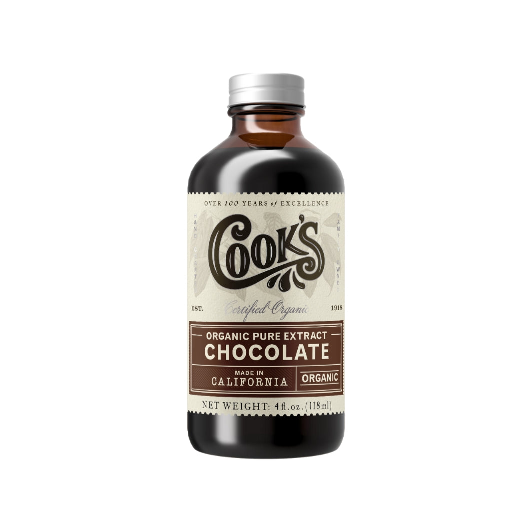 Organic Pure Chocolate Extract | Cook's Flavoring Company | Vanilla Beans & Extracts @ Spice Craze®