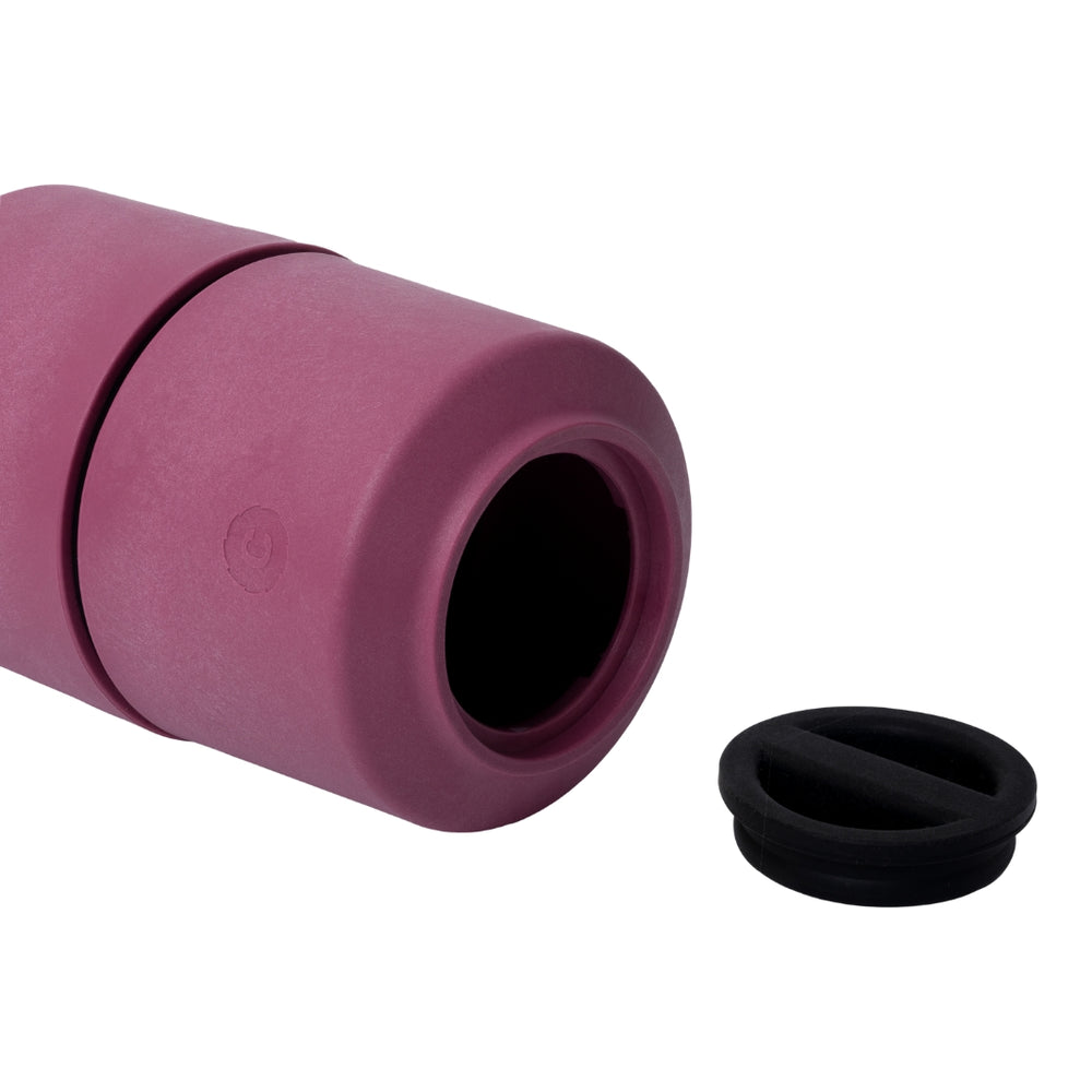 Bottom of Beetroot-Colored Billund Grinder | CrushGrind® Denmark | Mills & Grinders @ Spice Craze®