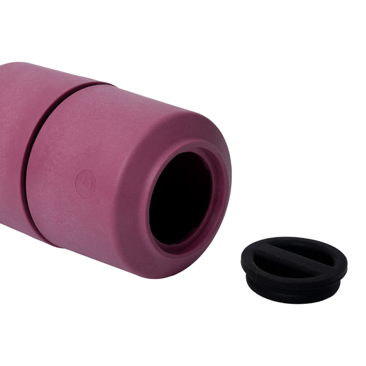 Bottom of Beetroot-Colored Billund Grinder | CrushGrind® Denmark | Mills & Grinders @ Spice Craze®