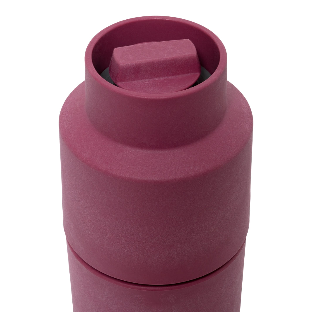Top of Beetroot-Colored Billund Grinder | CrushGrind® Denmark | Mills & Grinders @ Spice Craze®