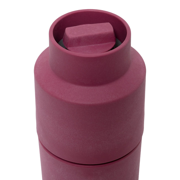 Top of Beetroot-Colored Billund Grinder | CrushGrind® Denmark | Mills & Grinders @ Spice Craze®