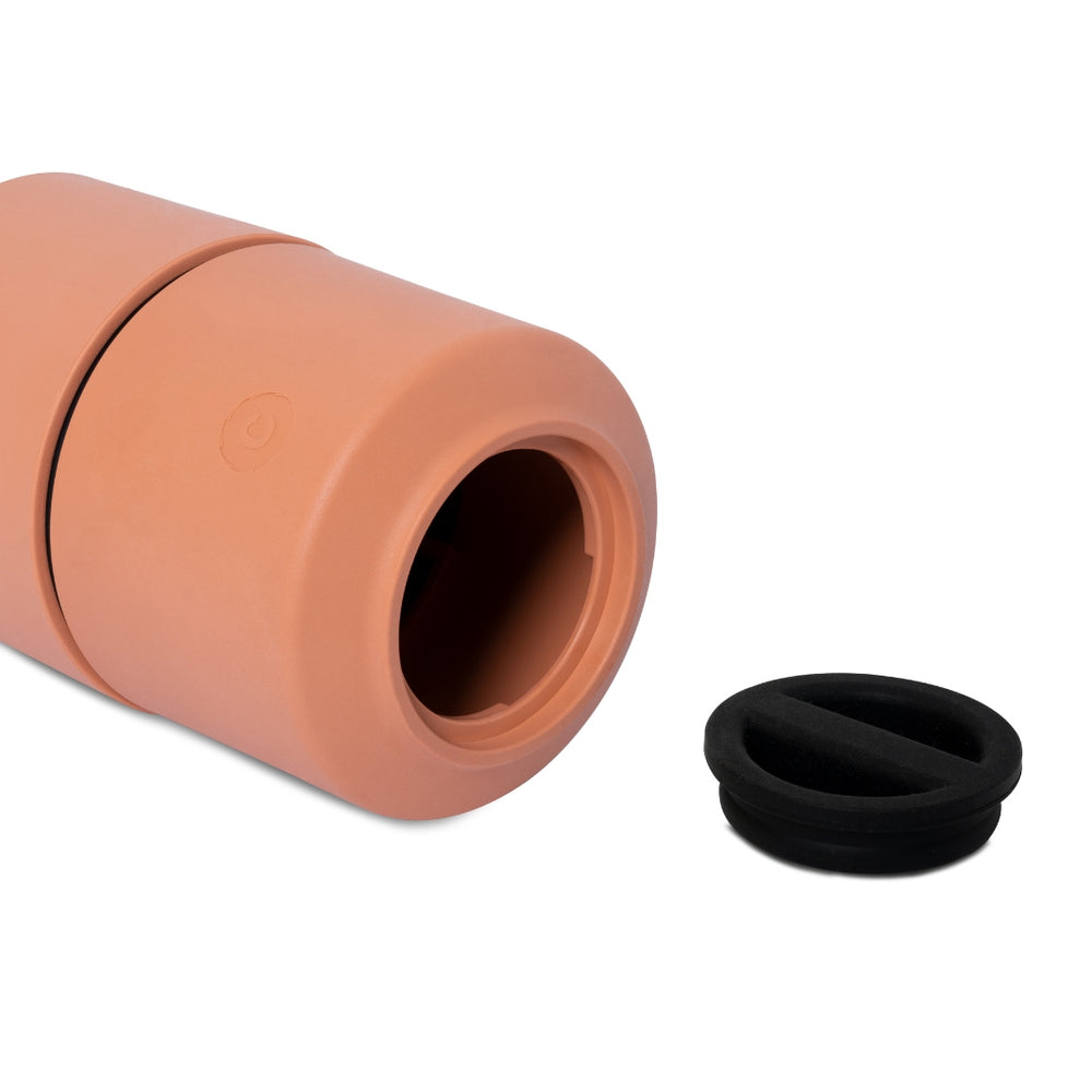 Bottom of Paprika-Colored Billund Grinder | CrushGrind® Denmark | Mills & Grinders @ Spice Craze®