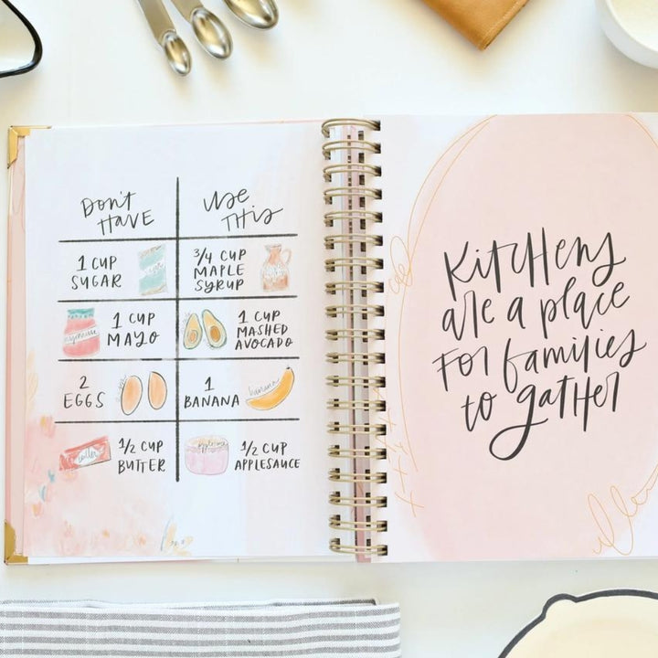 Substitution Chart Inside the Keepsake Recipe Book | Paper Peony Press | Keeping It Pretty @ Spice Craze®