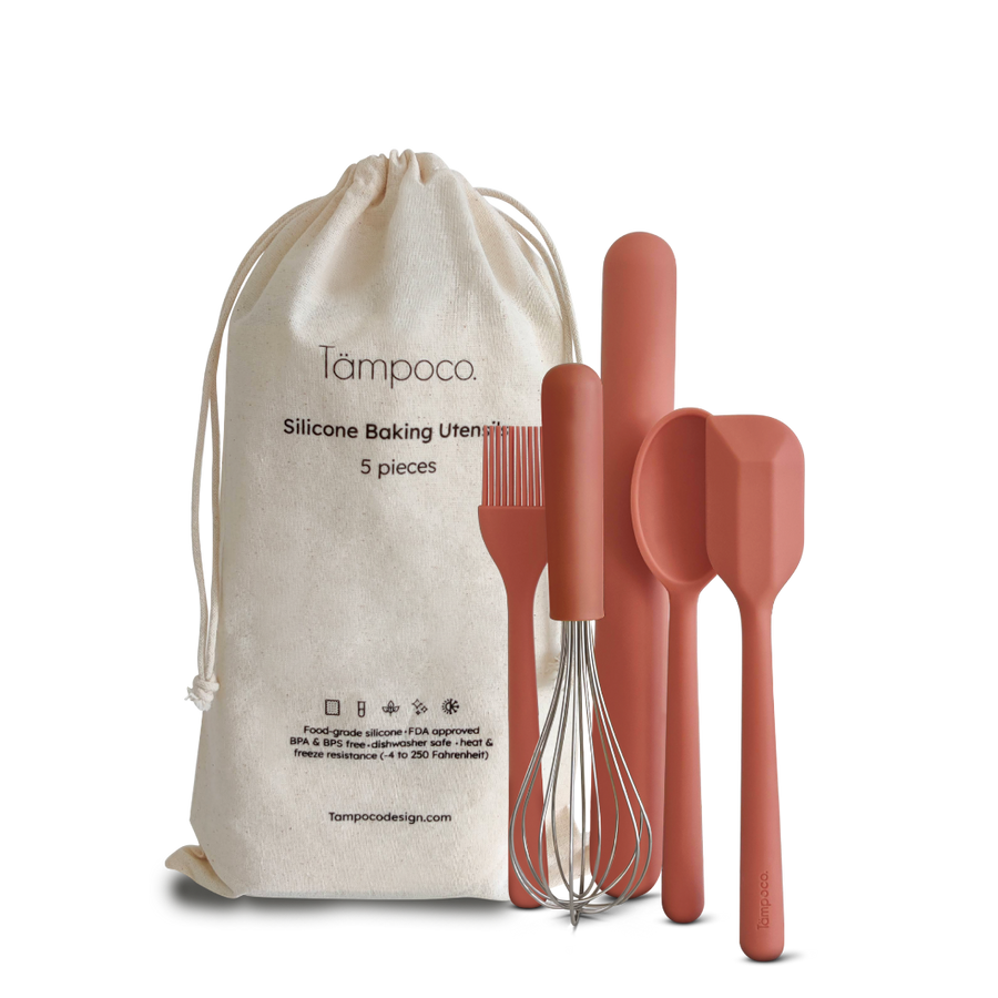 5-Piece Pink-Colored Kid's Baking Set | Tämpoco Design | Tiny Tastemakers @ Spice Craze®