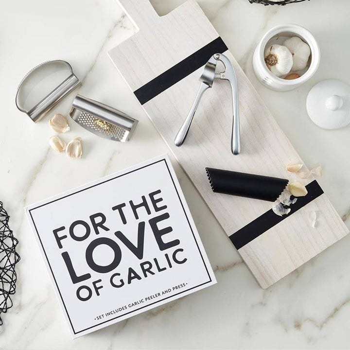 Garlic Lover Book Box - For the Love of Garlic in Action | Santa Barbara Design Studio™ | Prepping & Cooking @ Spice Craze®