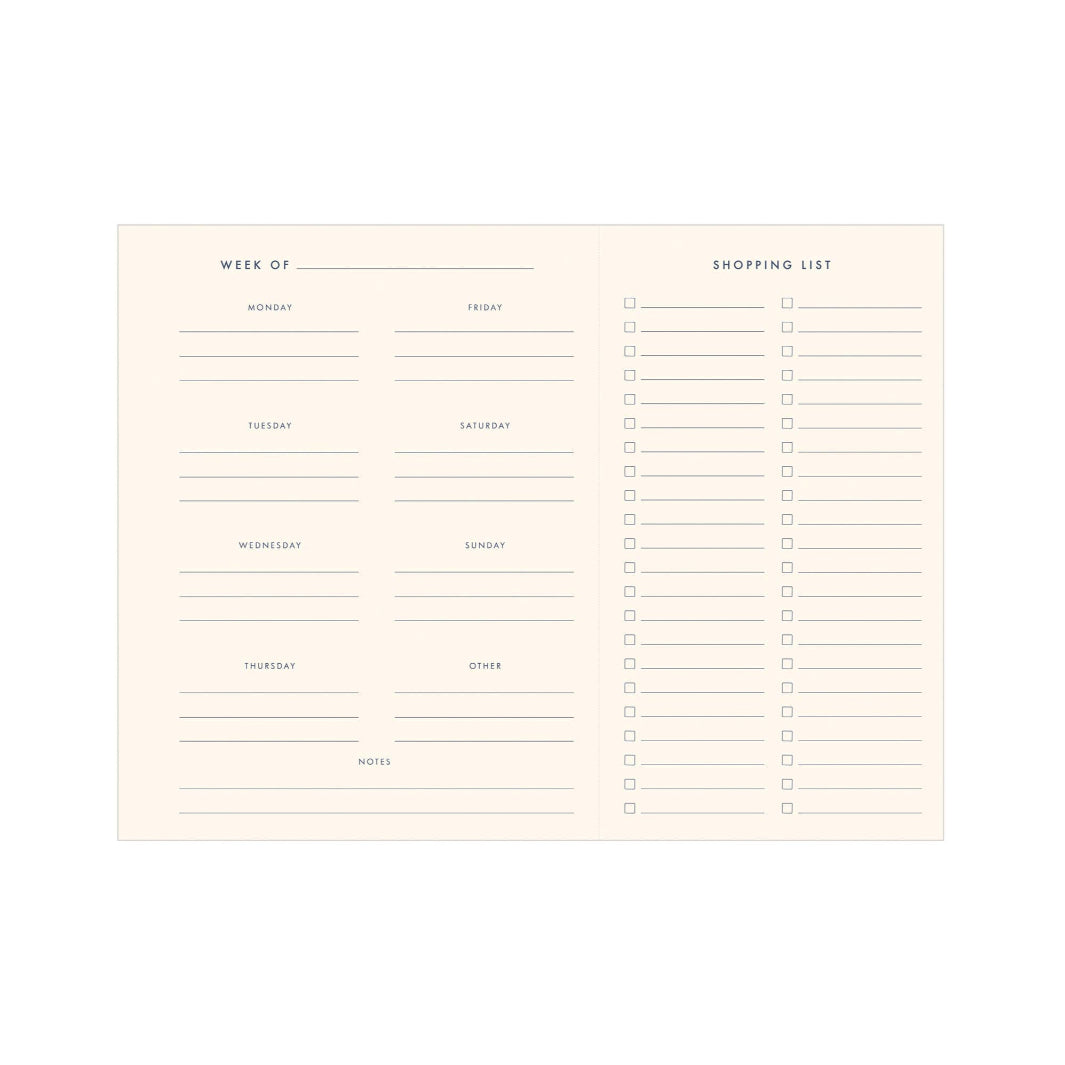 Planner Page of Weekly Eats Meal Planner, including Tear-Off Shopping List | Ruff House Print Shop | Keeping It Pretty @ Spice Craze®