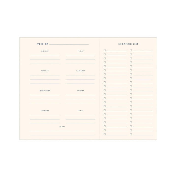 Planner Page of Weekly Eats Meal Planner, including Tear-Off Shopping List | Ruff House Print Shop | Keeping It Pretty @ Spice Craze®