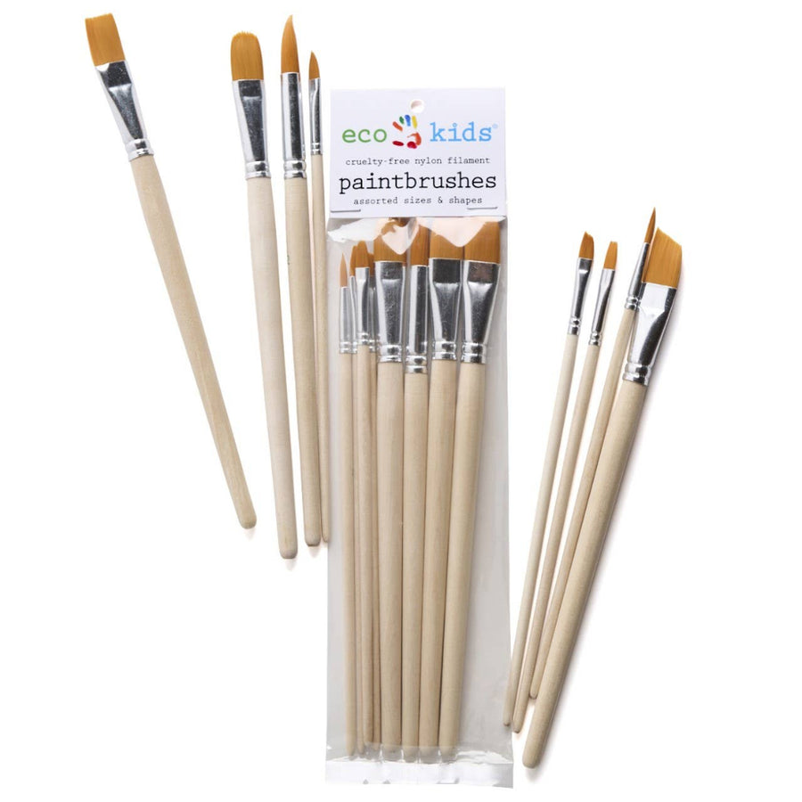 Set of Eight Paintbrushes by eco-kids® | Elseware® Unplug | Tiny Tastemakers @ Spice Craze®