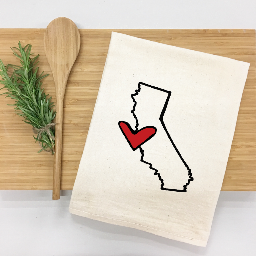 California Love Tea Towel | Things UnCommon | Aprons & Linens @ Spice Craze®