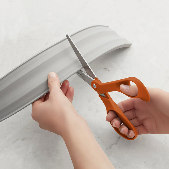 Cutting One of a Gray YouCopia® SpiceLiner® 3-Pack to Size | YouCopia® | Keeping It Pretty @ Spice Craze®