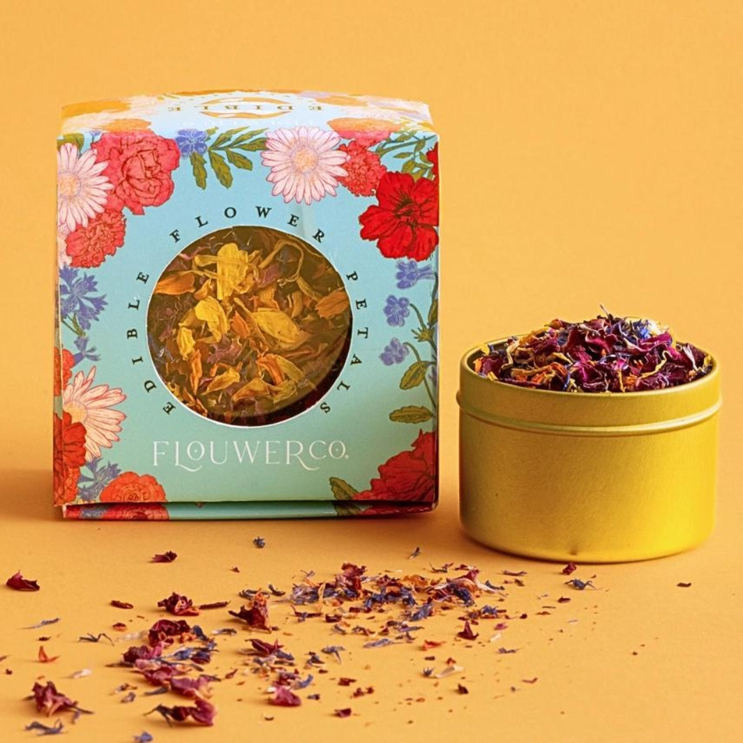 Sprinkled Edible Flower Petals | Flouwer Co.® | Sips & Twists @ Spice Craze®
