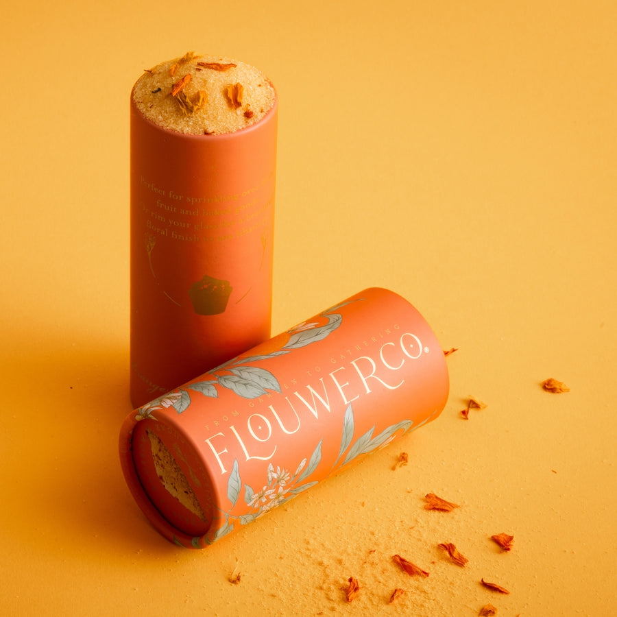 Orange Blossom Finishing Sugar | Flouwer & Co.® | The Sweeter Side @ Spice Craze®