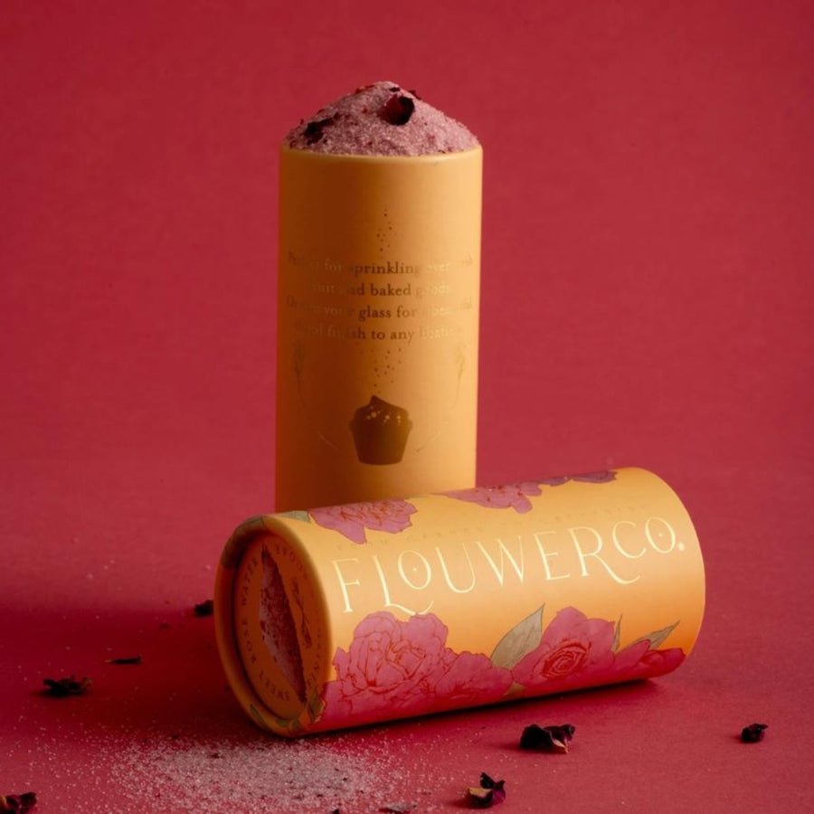 Sweet Rose Water Finishing Sugar | Flouwer Co.® | The Sweeter Side @ Spice Craze®