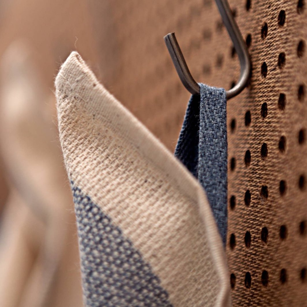 Utility Loop on Set of Four (4) Upcycled Cotton Kitchen Towels | MEEMA | Aprons & Linens @ Spice Craze®