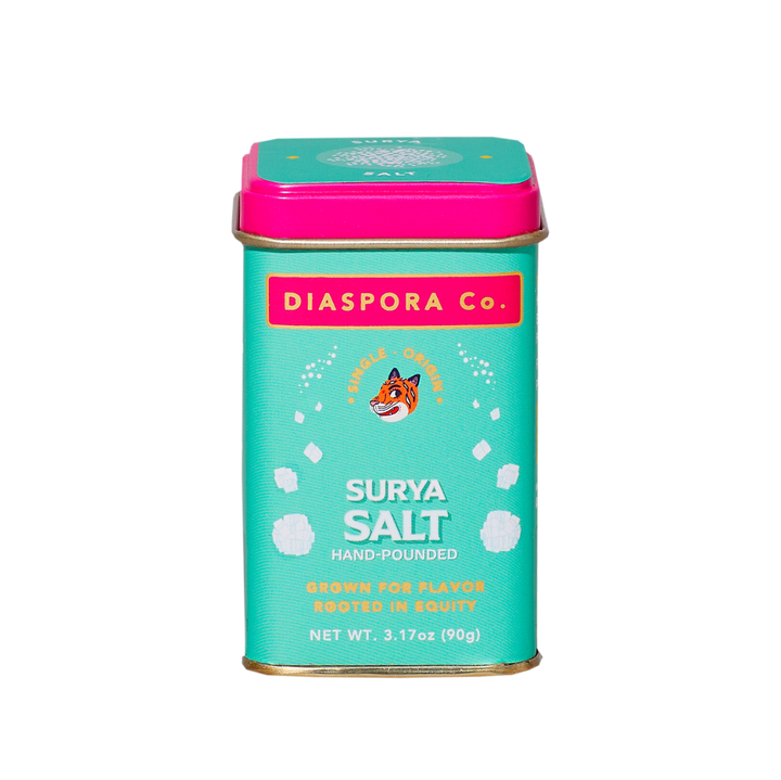 Hand-Pounded Surya Salt Tin | Diaspora Co. | Specialty Salts @ Spice Craze®