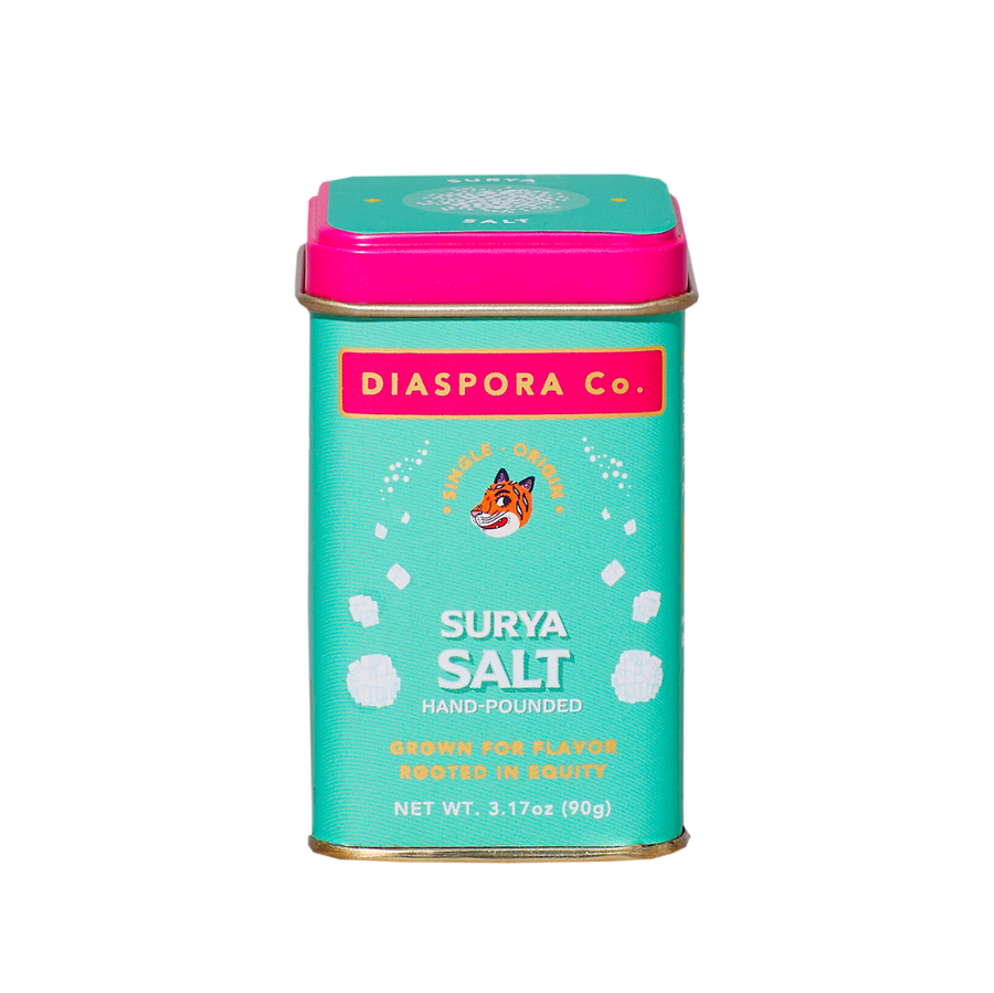 Hand-Pounded Surya Salt Tin | Diaspora Co. | Specialty Salts @ Spice Craze®