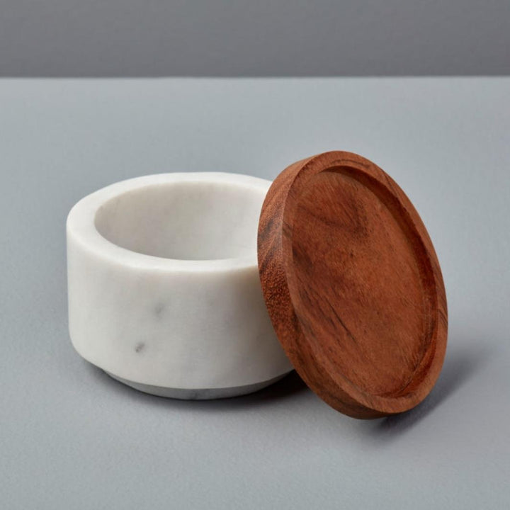 White Marble & Wood Cellar | Be Home US | Keeping It Pretty @ Spice Craze®