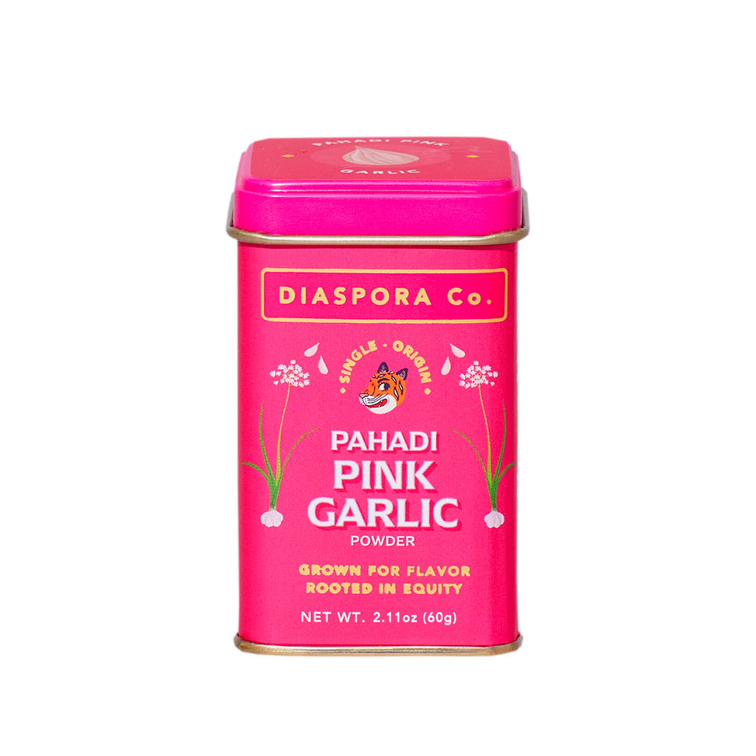 Pahadi Pink Garlic Powder Tin | Diaspora Co. | Awesome Extras @ Spice Craze®