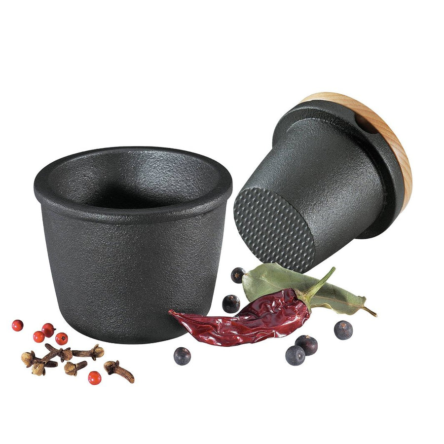 Compact Spice Buddy made of Cast Iron and Beech Wood | Frieling USA | Mills & Grinders @ Spice Craze®