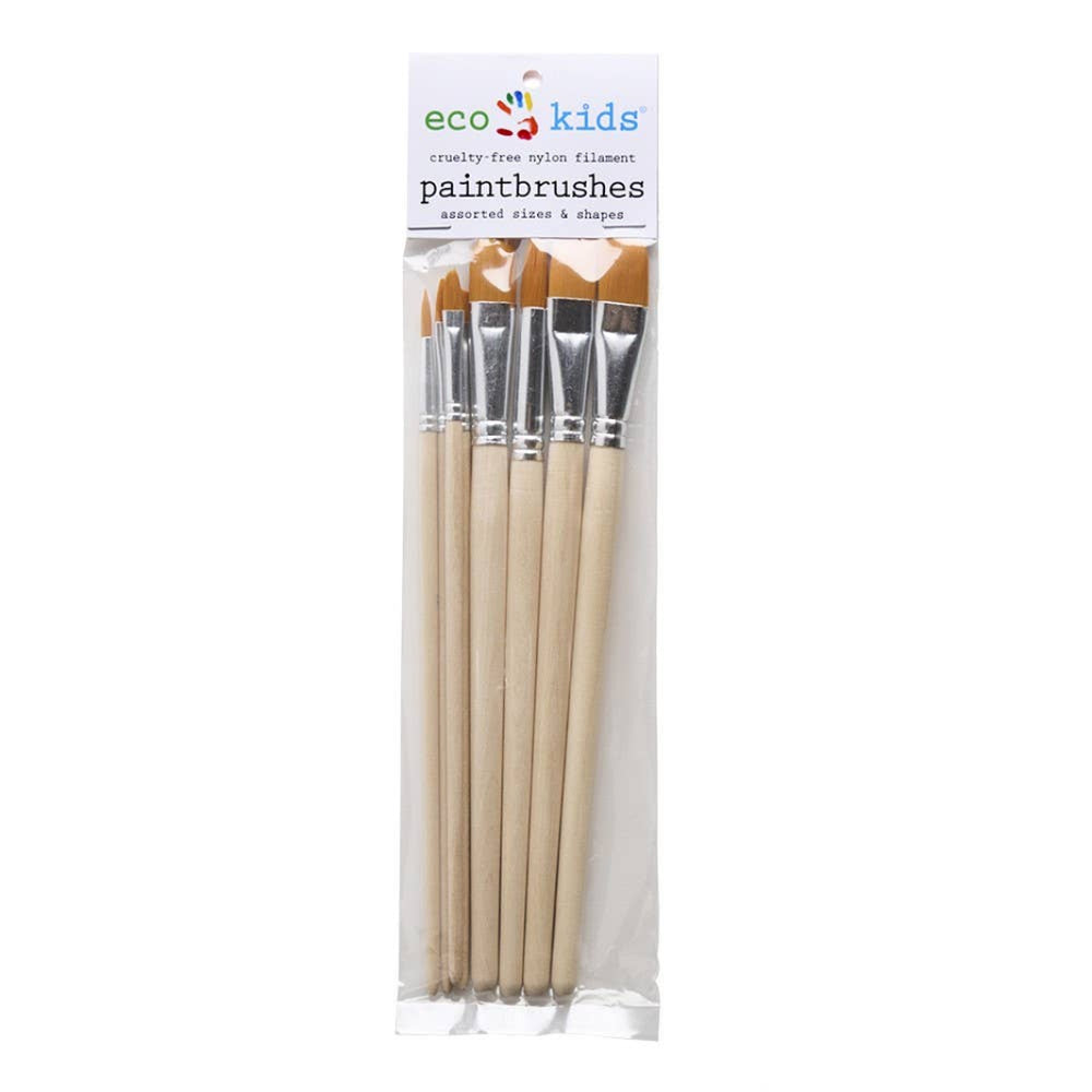 Set of Eight Paintbrushes by eco-kids® | Elseware® Unplug | Tiny Tastemakers @ Spice Craze®