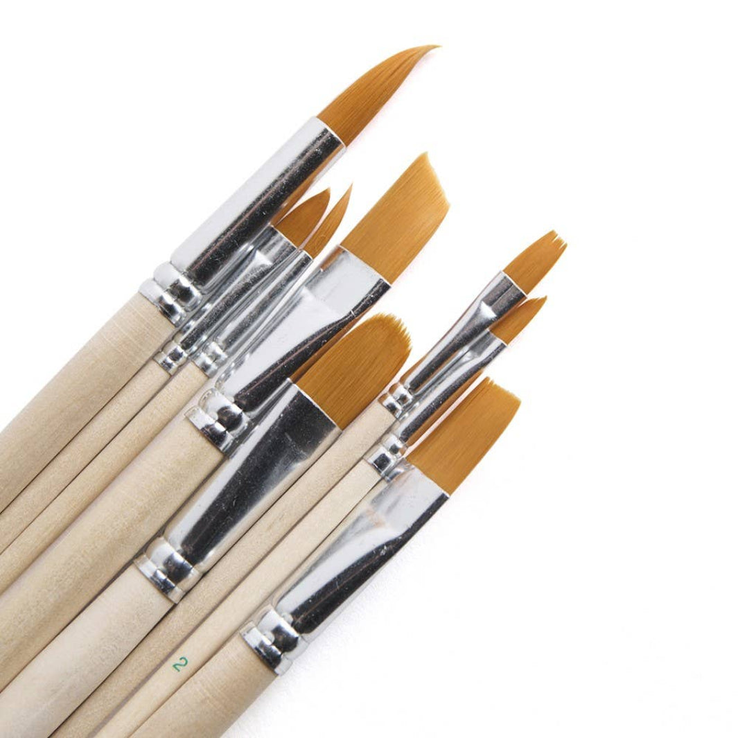 Set of Eight Paintbrushes by eco-kids® | Elseware® Unplug | Tiny Tastemakers @ Spice Craze®