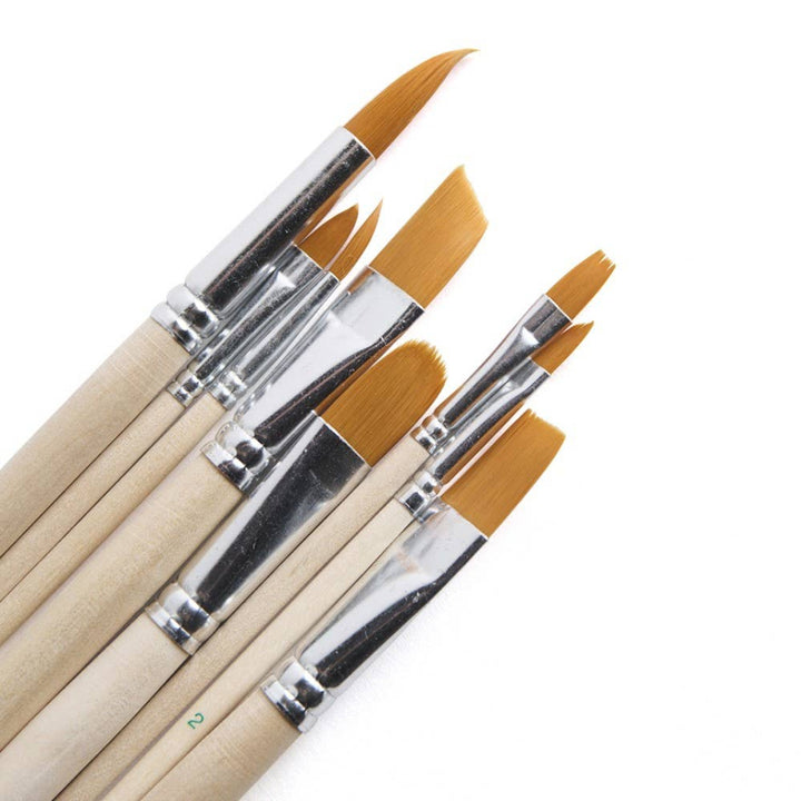 Set of Eight Paintbrushes by eco-kids® | Elseware® Unplug | Tiny Tastemakers @ Spice Craze®