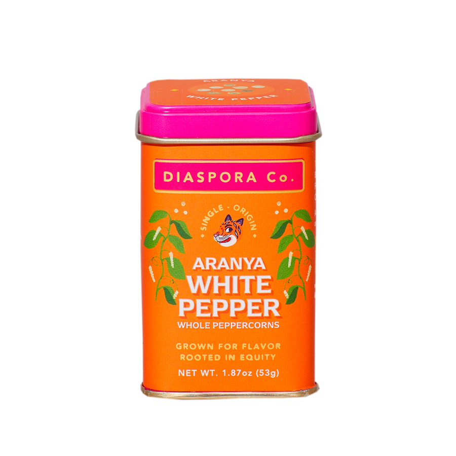 Aranya White Peppercorn Tin | Diaspora Co. | Awesome Extras @ Spice Craze®