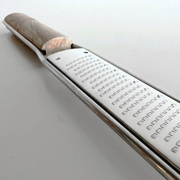 Fine Grade Italian Stainless Steel and Olivewood Mandolin Paddle Grater | Verve Culture® | Stripping & Zesting @ Spice Craze®