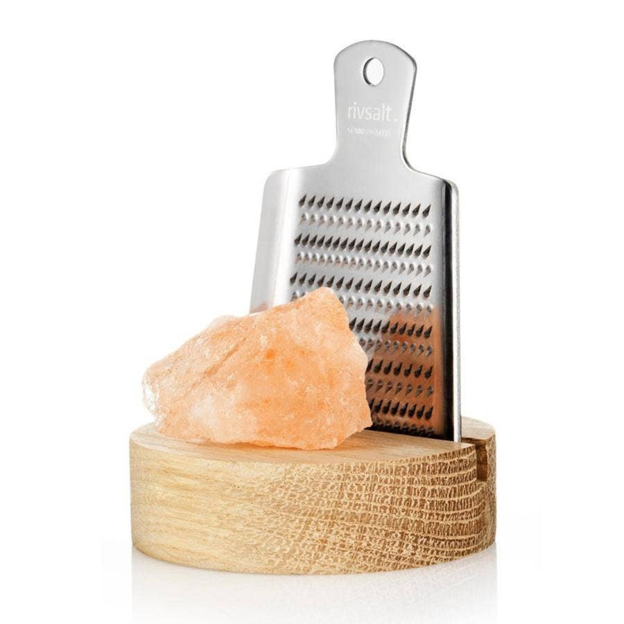 RIVSALT™ Original Himalayan Rock Salt Gift Set | RIVSALT™ Scandinavian design for foodies | Grate, Strip, & Zest @ Spice Craze®