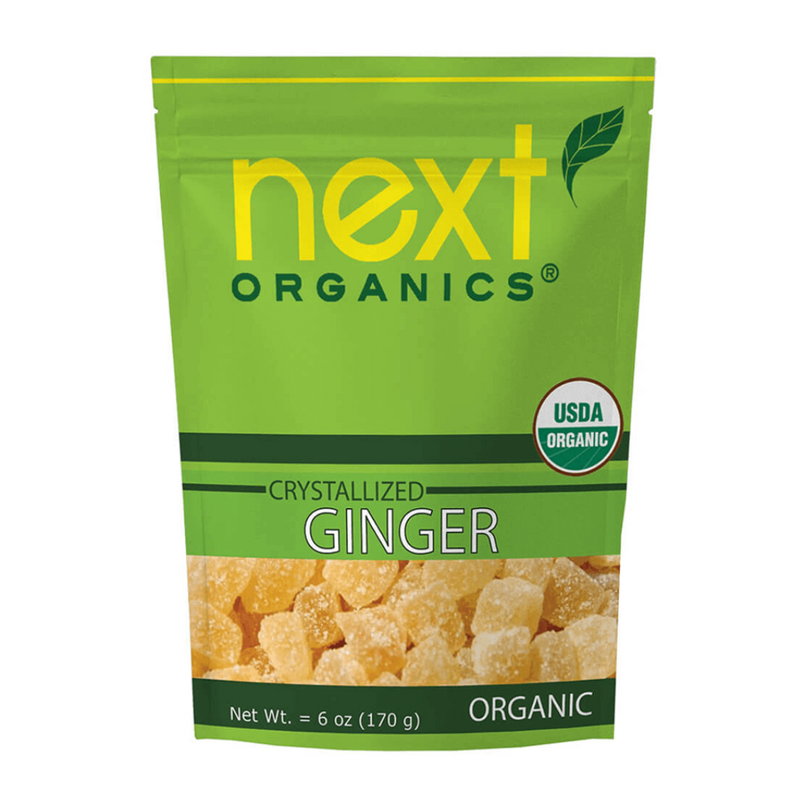 Bag of Organic Crystallized Ginger | Next Organics™ | The Sweeter Side @ Spice Craze®