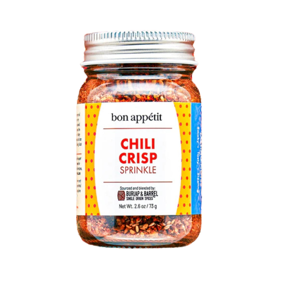 Chili Crisp Sprinkle | Burlap & Barrel | Awesome Extras @ Spice Craze®