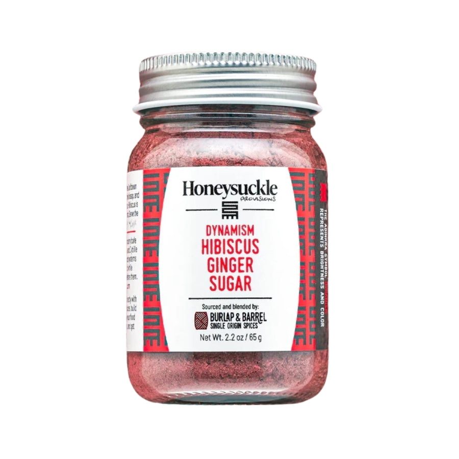 Hibiscus Ginger Sugar | Burlap & Barrel and Honeysuckle Provisions Collab | Awesome Extras @ Spice Craze®