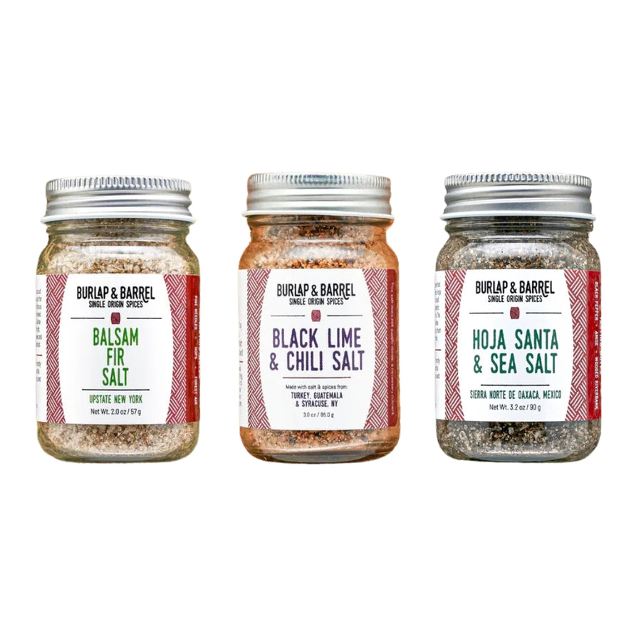 The Forager's Salt Set | Burlap & Barrel | Specialty Salts @ Spice Craze®