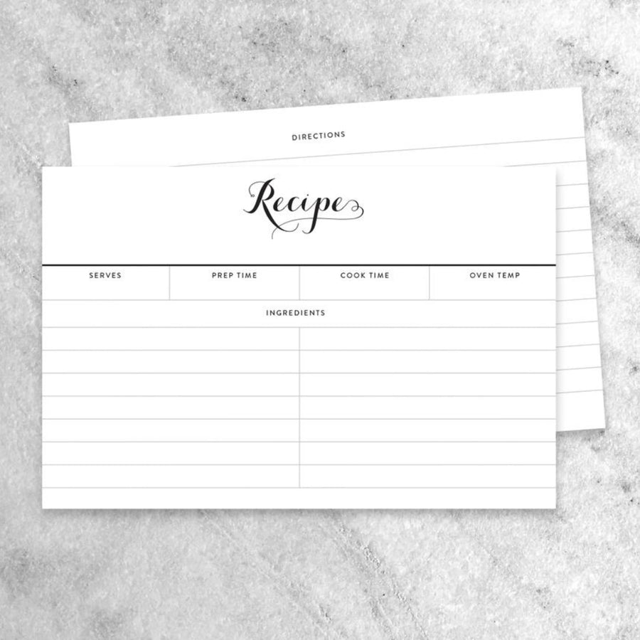 Farmhouse Recipe Cards | Set of 12 | Favorite Story® | Keeping It Pretty @ Spice Craze®