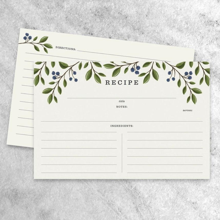Wild Berries Recipe Cards - Boxed Set of 50 | Favorite Story® | Keeping It Pretty @ Spice Craze®