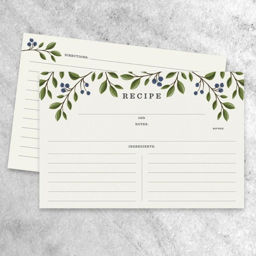 Wild Berries Recipe Cards - Boxed Set of 50 | Favorite Story® | Keeping It Pretty @ Spice Craze®