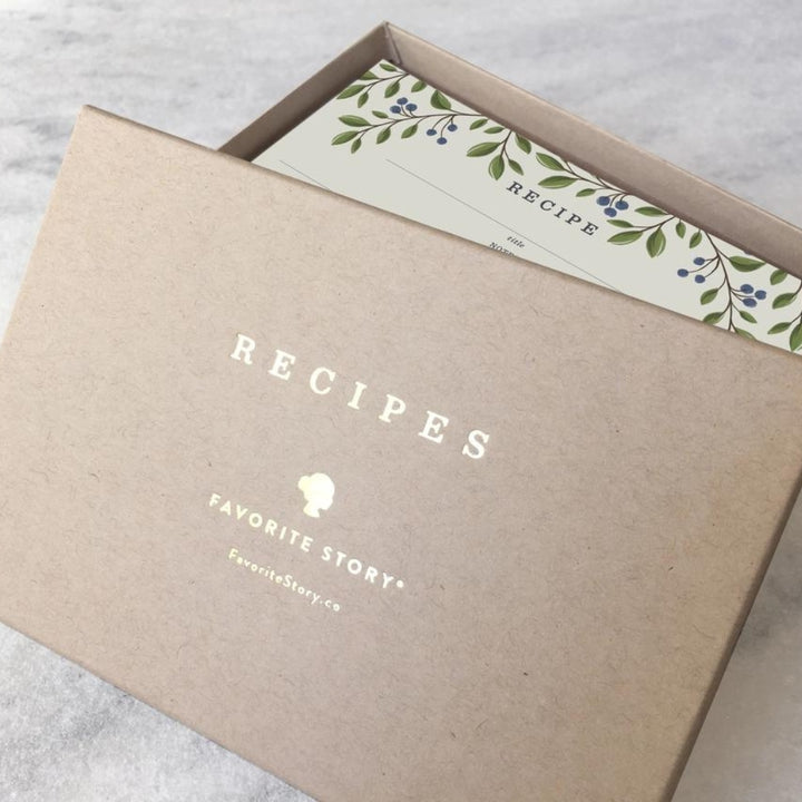 Wild Berries Recipe Cards - Boxed Set of 50 in their Box | Favorite Story® | Keeping It Pretty @ Spice Craze®