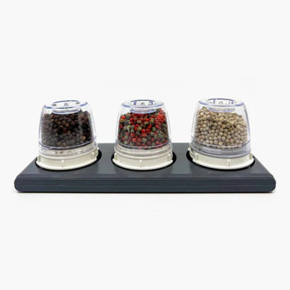 FinaMill® Stackable Rectangular Tray with Filled FinaPods | FinaMill® | Mills & Grinders @ Spice Craze®