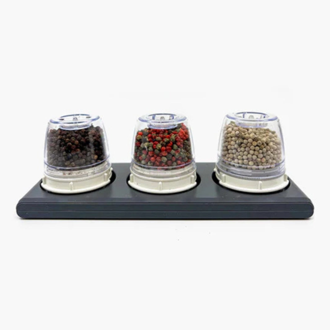 FinaMill® Stackable Rectangular Tray with Filled FinaPods | FinaMill® | Mills & Grinders @ Spice Craze®
