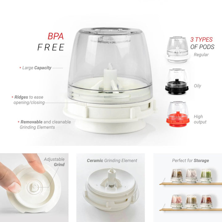 FinaMill® FinaPod Express - Spice Grinder 2-Pack | FinaMill® | Mills & Grinders @ Spice Craze®