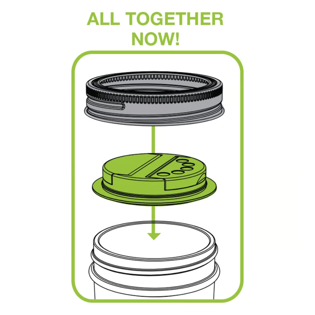How to Put Together the Stainless Steel Jarware™ Spice Lid | Fox Run Brands™ | Keeping It Pretty @ Spice Craze®
