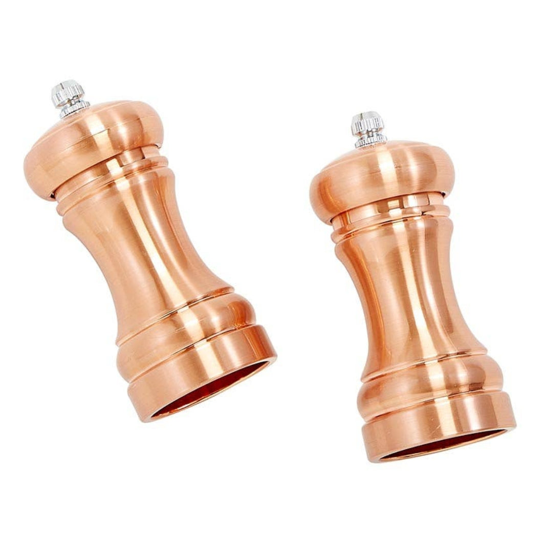 Stay Salty - Rose Gold-Colored Salt + Pepper Set | Santa Barbara Design Studio™ | Mills & Grinders @ Spice Craze®
