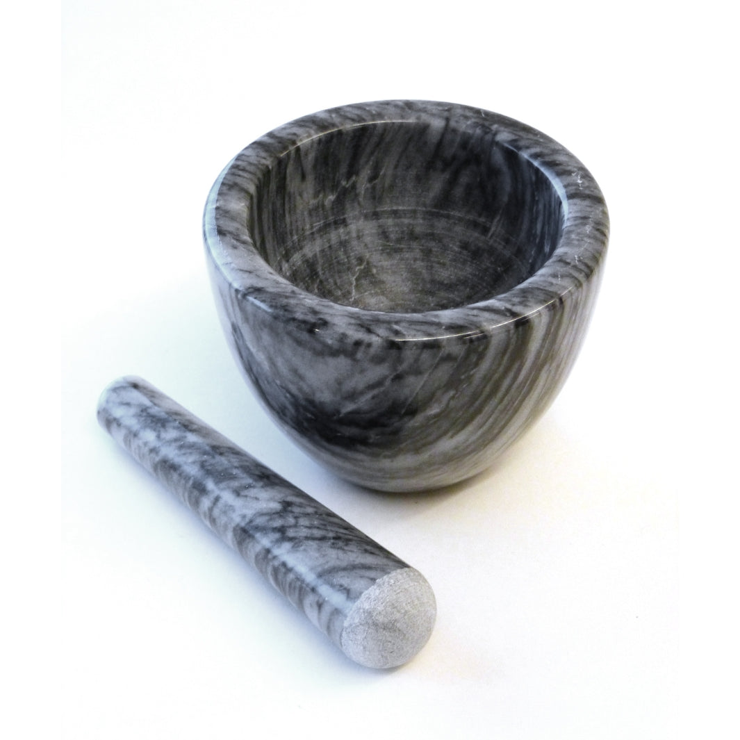 Gray Marble Mortar & Pestle Set | RSVP International | Mortars & Pestles @ Spice Craze®