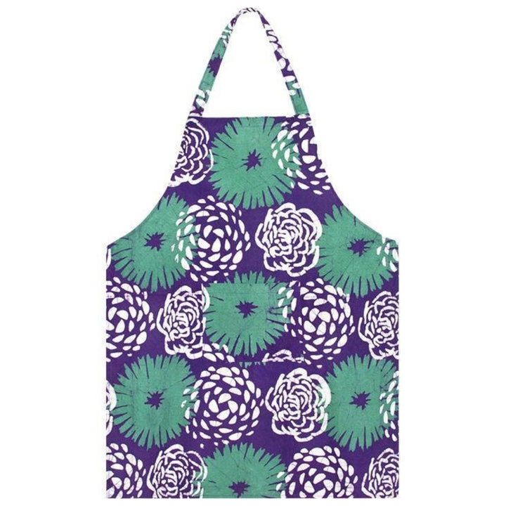 100% Organic Cotton Eggplant Apron | Global Mamas® | Aprons & Linens @ Spice Craze®