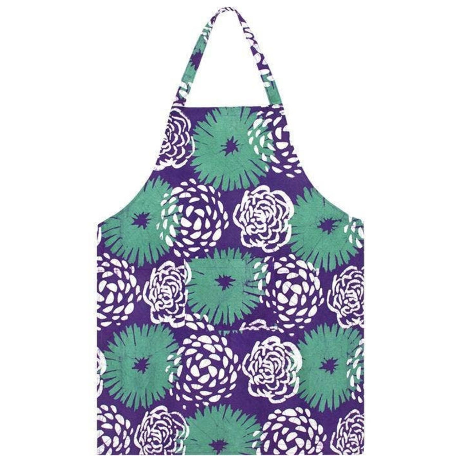 100% Organic Cotton Eggplant Apron | Global Mamas® | Aprons & Linens @ Spice Craze®