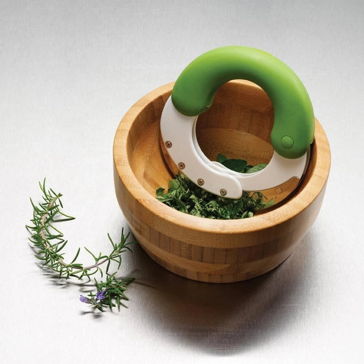 Herb'n Shear Set - Herb Chopper & Bamboo Bowl | Chef'n® | Prepping & Cooking @ Spice Craze®