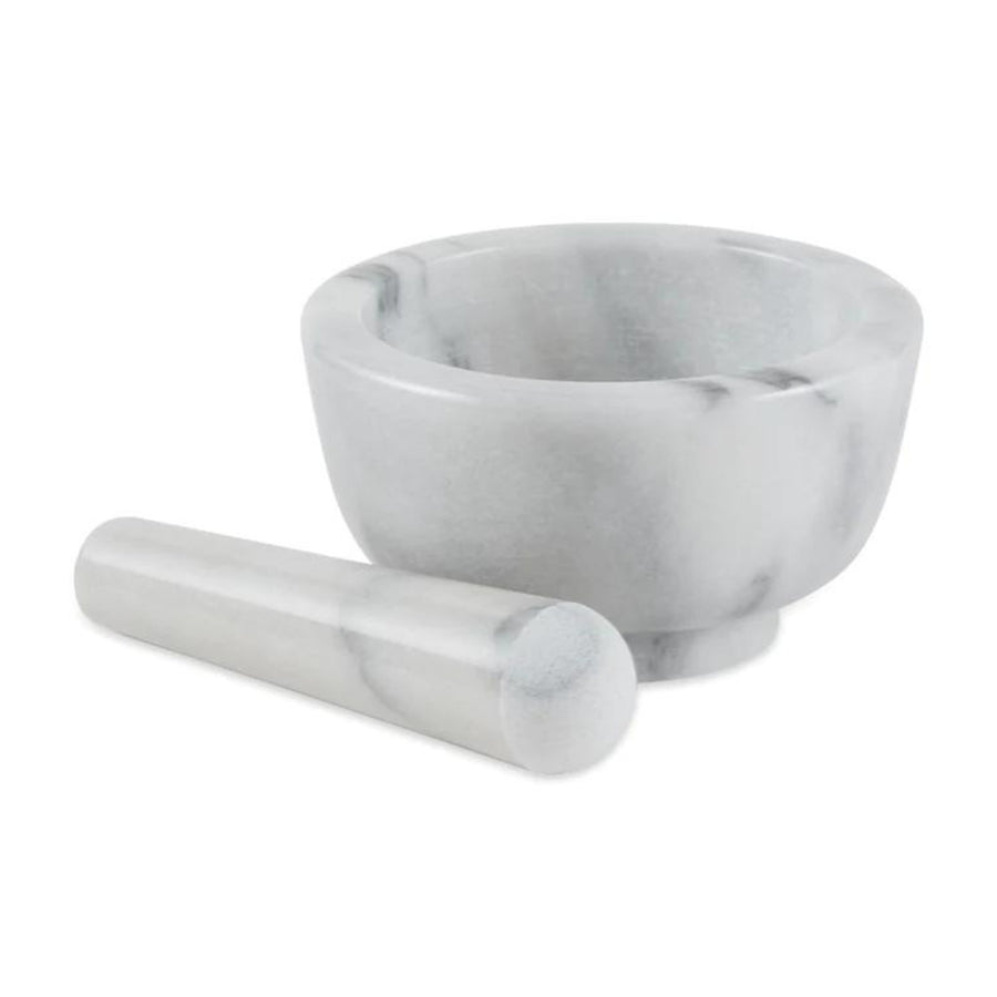 White Marble Mortar & Pestle Set | RSVP International | Mortars & Pestles @ Spice Craze®