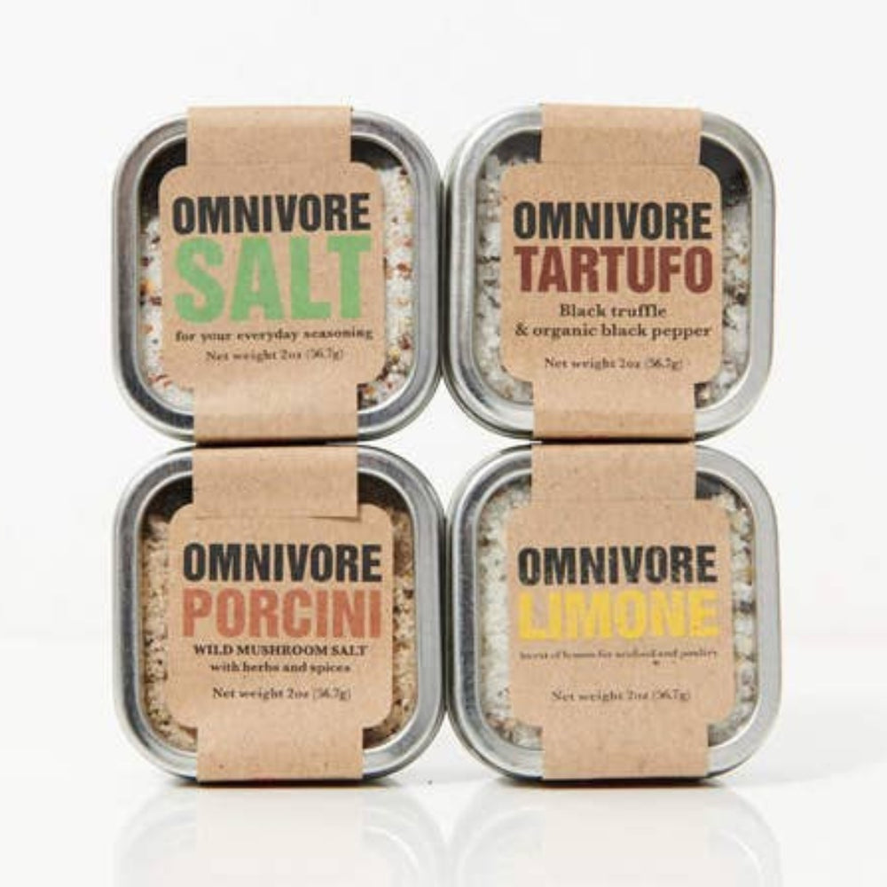 Savory Salt Quartet Gift Set | OMNIVORE LLC | Specialty Salts @ Spice Craze®
