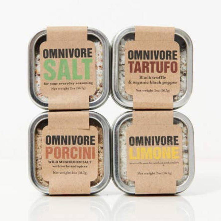 Savory Salt Quartet Gift Set | OMNIVORE LLC | Specialty Salts @ Spice Craze®